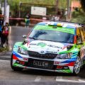 Víctor Abreu y Luis Rodríguez lideran el Rallye Ciudad de La Laguna – Trofeo Worten a tres tramos del final